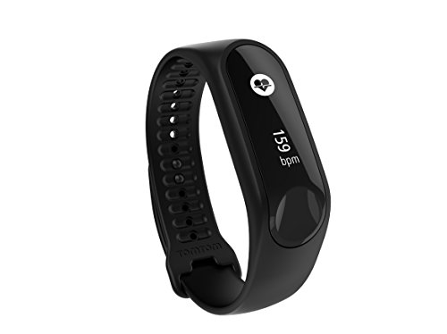 Tomtom Touch Cardio - Braccialetto Fitness Con Cardiofrequenzimetro Integrato, Cinturino Large, Nero