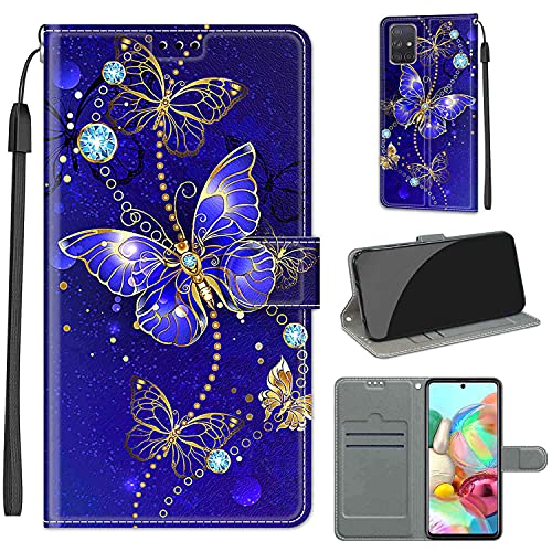 Tomyou Custodia Per Samsung Galaxy A71, Cover A Libro Samsung Galaxy A71, Custodia In Pelle Pu Premium Magnetica Portafoglio Cover Per Samsung Galaxy
