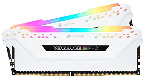 Corsair Vengeance Rgb Pro 16 Gb (2X8 Gb) Ddr4 3600Mhz C18 Xmp 2.0 Kit Di Memoria Illuminato Rgb Led Entusiasta, Bianca