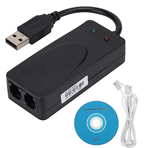 Modem Dial-Up Normale, Modem Fax Doppia Porta Usb 2.0 56K Driver Modem Esterno Per Win 98/2000 / Me / Xp / Vista / Ce5.0 / 10 / 8.1 / 8/7, Supporto Co