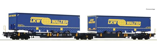 Roco 77363 H0 Carrello Snodato A Doppia Tasca Della Wascosa