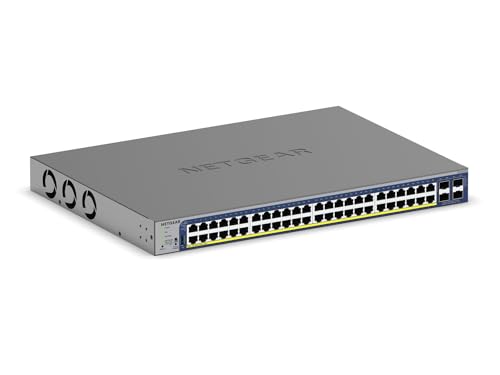 Netgear Gs752Txp-300Eus 48 Port Gigabit Smart Switch,380W Poe+