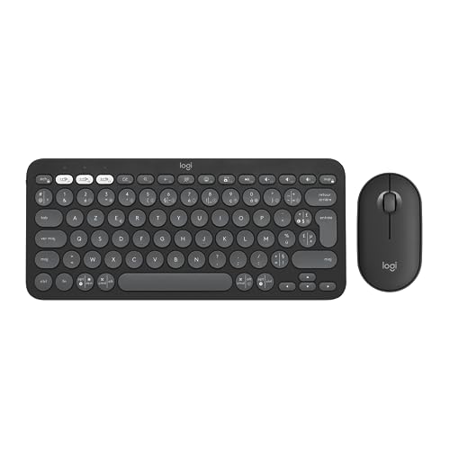 Logitech Pebble 2 Combo - Layout Francese Azerty, Grafite Tonavle
