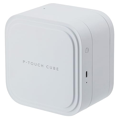 Brother P-Touch Cube Pro Pt-P910Bt Etichettatrice Elettronica Con Connettività Bluetooth E Batteria Ricaricabile Al Litio Integrata, Compatibile Con S