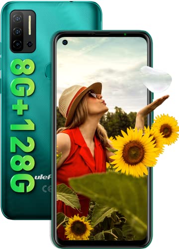 Ulefone Note 11P Cellulari 2020, Android 11 Smartphone 8Gb + 128Gb Octa-Core, 48Mp+8Mp Quattro Camere 6.55'' Waterdrop Schermo Dual Sim Smartphone, 44