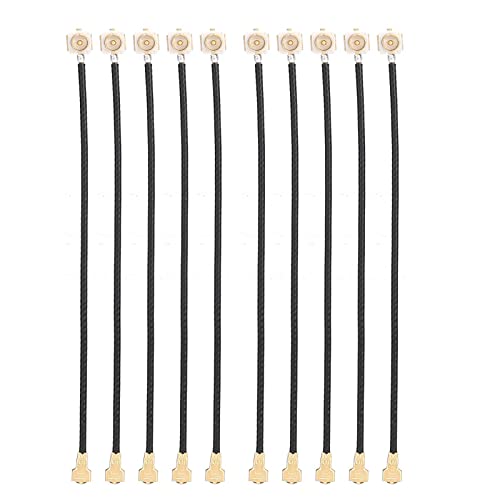 Goshyda 10Pcs Connettore Da Ipex-4 A Ipex-1, Connettore A Pin Cavo Da Ipex-4 Mh4 Gen4 Ufl Femmina A Ipex-1 Per Ax200 / 9260 8265