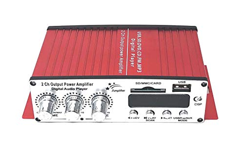Tempo Di Saldi Amplificatore Audio 2 Canali Stereo Ingresso Usb Sd Card Reader Con Telecomando