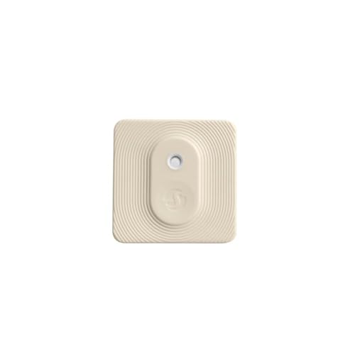 Shelly Blu H&T Ivory,Sensore Di Temperatura E Umidità Controllato Via Bluetooth,Resistente Agli Spruzzi E Alla Polvere,Classe Di Protezione Ip54,Appli