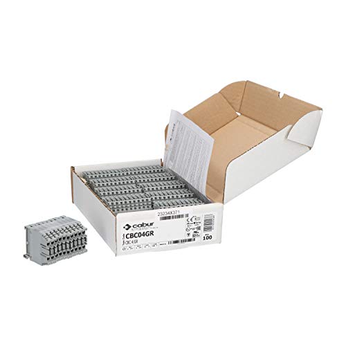 Cbc.4/Gr | Cbc04Gr | Cabur Terminal Block 4.0Mm Grey