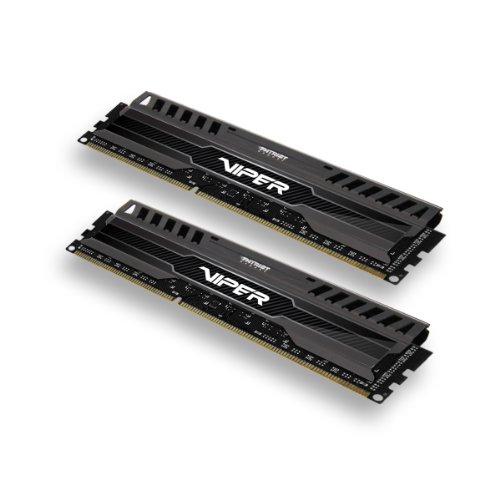 Patriot Memory Viper 3 Black Mamba Ddr3 1866 16Gb (2X8Gb) C10 Kit Memoria Gaming Xmp 1.3 Nero Pv316G186C0K