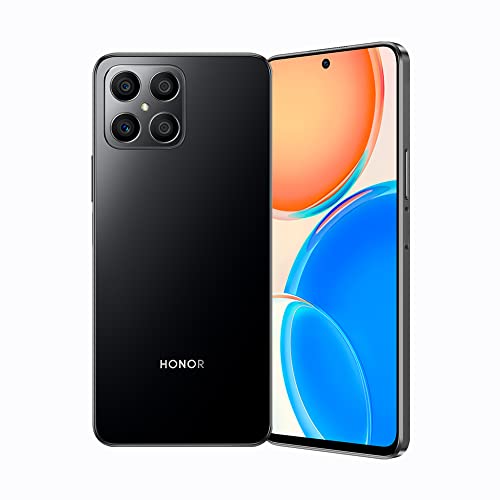 Honor X8 Android-Smartphone, 6.7 Zoll Handy, 6+128Gb, 90Hz, Dual-Sim Mit 64-Mp-Quad-Kamera, Black, Schwarz