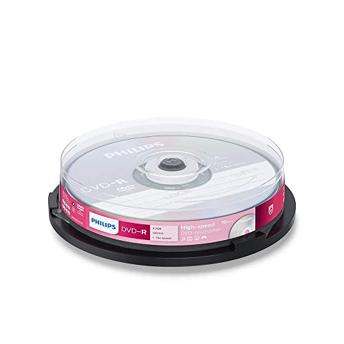 Philips Dvd-R 16X 120M 4 7Gb Cf.10 Campana
