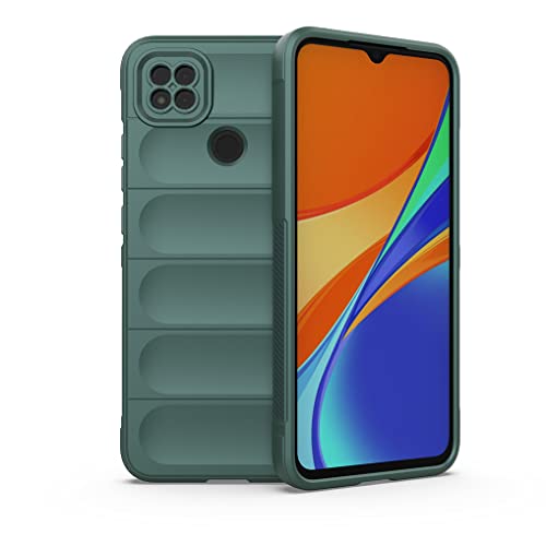 Seahai Cover Per Xiaomi Redmi 10A / Redmi 9C Nfc, [Design Dell'Airbag] Robusto Custodia Sottile Protettiva, Silicone Morbido + Tpu Bumper Case Antiurt