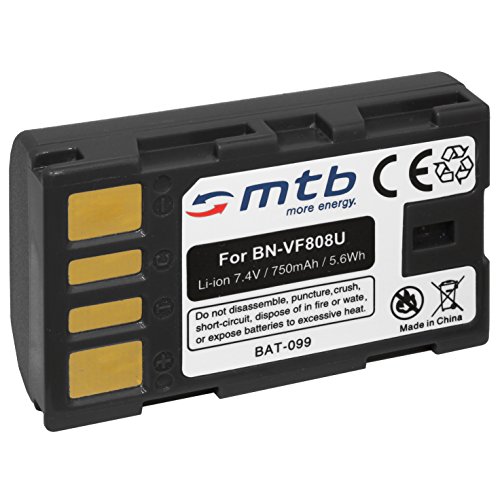 Batteria Bn-Vf808 Per Jvc Gz-Hd3, Hd5, Hd6, Hd7, Hd10, Hd30, Hd40