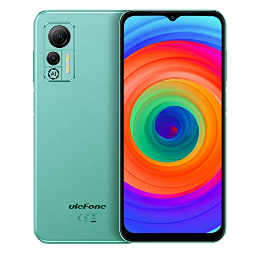 Ulefone 4G Telefono Cellulare Android 12 Note 14(64Gb), Slot Per 3 Schede, Quad Core 4Gb+64Gb, Smartphone Dual Sim, 6,52'' Hd+, Fotocamera 13Mp+5Mp, B