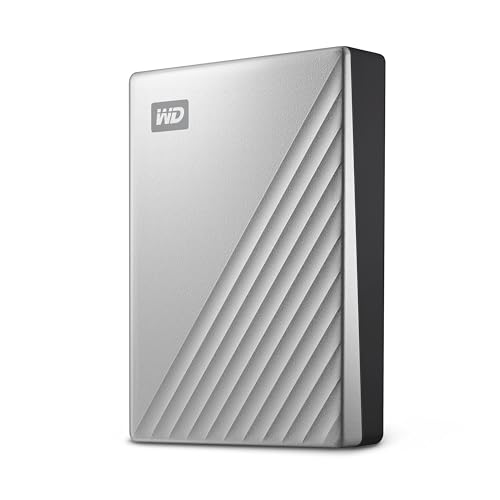 Wd 6Tb My Passport Ultra For Mac Hdd Portatile Usb-C Con Software Per Gestione Di Dispositivi, Backup E Protezione Tramite Password - Funziona Con Pc,