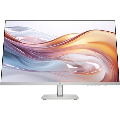 Hp 527Sw Monitor, Schermo Da 27" Fhd Ips Antiriflesso, Tecnologia Hp Eye Ease, Tempo Risposta 5 Ms Gtg Overdrive, Risoluzione 1920 X 1080, Software Hp