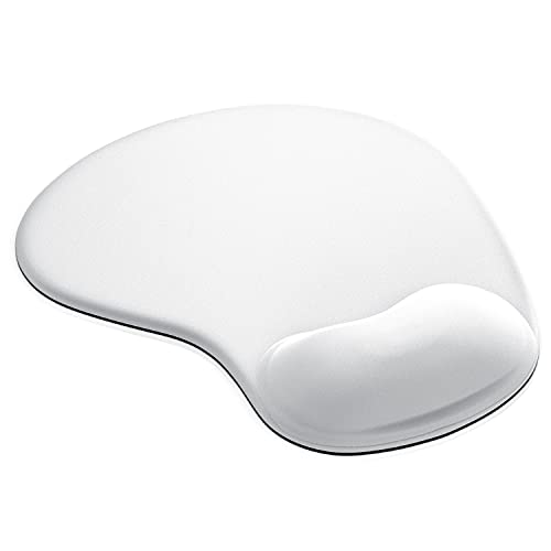 Csl - Mouse Pad - Office Comfort - Tappetino Mouse Ergonomico - Cuscino In Schiuma Per Poggiapolso A Rilievo - Lato Inferiore In Gomma Antiscivolo - A