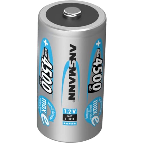 Ansmann Maxe 4500 Mah – Batteria/Batteria Ricaricabile (Ni-Mh (Nimh), Universale, C, Multicolore)
