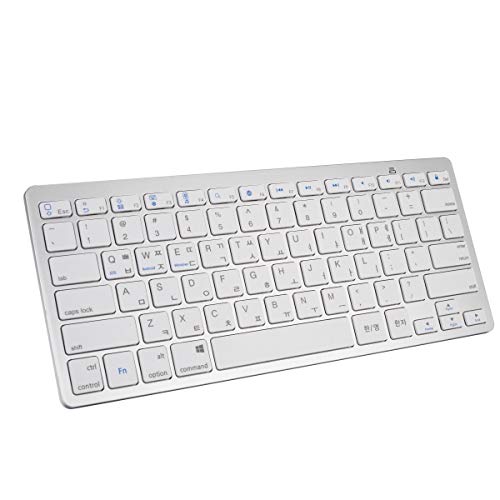 Aidashine Tastiera Senza Fili Bluetooth Tastiera Coreana Portatile, Tastiera Per Ipad 10.2/10.9/10.5, Pc Portatile, Smart Tv, Tablet Android, Smartpho
