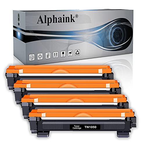 Alphaink 4 Toner Compatibili Con Brother Tn1050 Tn-1050 Tn-1000 Per Stampanti Brother Dcp-1510 Dcp-1512 Dcp-1612W Dcp-1610W Dcp-1616Nw Hl-1210W Hl-111