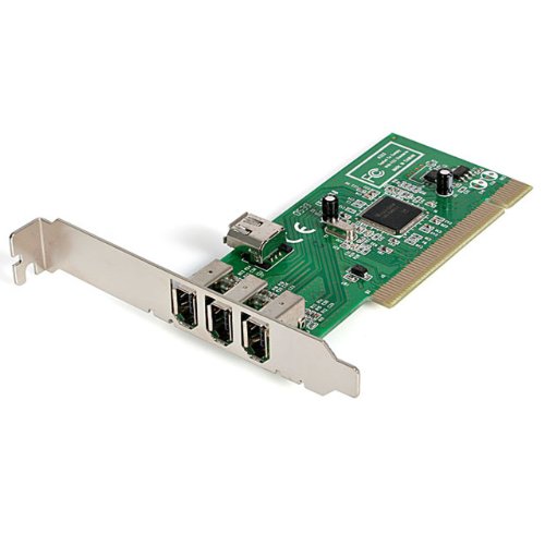 Startech.Com Scheda Adattatore Firewire 1394A Pci A 4 Porte, 1 Interna 3 Esterne