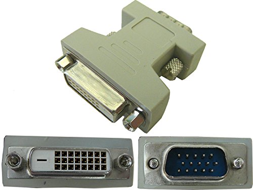 Kalea-Informatique Adattatore Da Dvi Femmina (Dvi-D 24+1) A Vga Maschile (Sub 15) Solo Per Vga Digitale