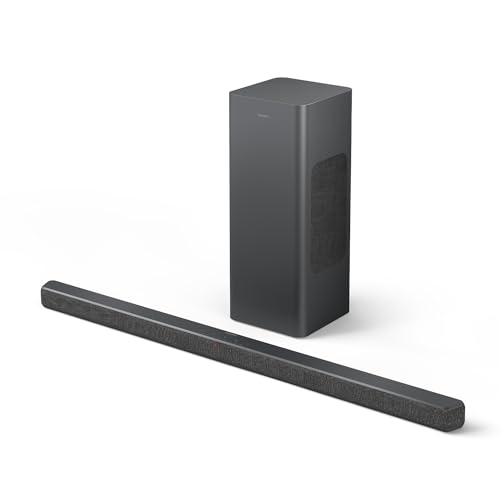 Philips Tab6309 Soundbar 2.1 Con Subwoofer Wireless - 2.1 Canali 320W, Dts Virtual X, Bluetooth 5.4, Hdmi Arc, Connessione Ottica E Connettività Usb -