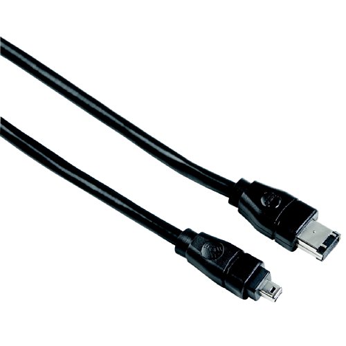 Hama Firewire Cavo Hq, 4P-6P, 2 Mt, Nero
