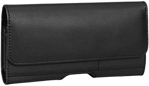 Aq Mobile Custodia Da Cintura Per Apple Iphone 13 I Iphone 13 Pro, Clip Da Cintura, Chiusura Magnetica, Pelle Sintetica