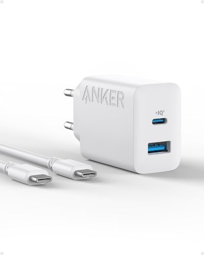 Anker Caricatore Iphone 20W Usb C, Caricatore Per Ipad, Caricab. Rapido Da Parete Usb-C Compatibile Con Iphone 15/Iphone 15 Plus/Iphone 15 Pro/Iphone