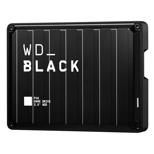 Wd_Black P10, 6Tb, Game Drive, Portable Hdd, Compatibile Con Playstation, Xbox, Pc, E Console, Salva Fino A 150 Giochi