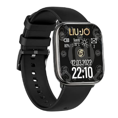 Liu Jo Orologio Donna Smartwatch Voice Rainbow Silver Cinturino Nero