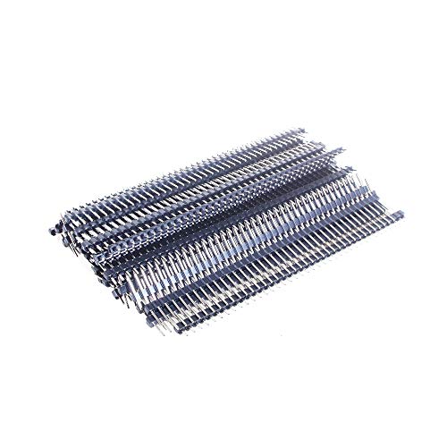 Angeek 50Pcs 2.54Mm 40Pin Pin Intestazioni Singola Fila Intestazioni A Saldare Per Pcb Raspberry Progetto Di Elettronica