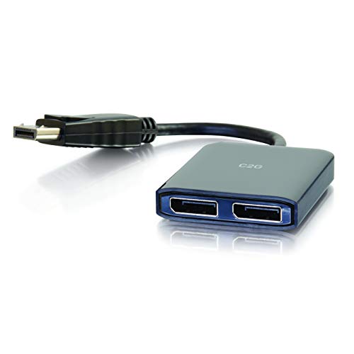 C2G Splitter Multiplo Per Monitor Displayport-Displayport Nero