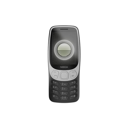 Nokia 3210 - Cellulare 4G, Doppia Sim, Nero (Grunge Black)