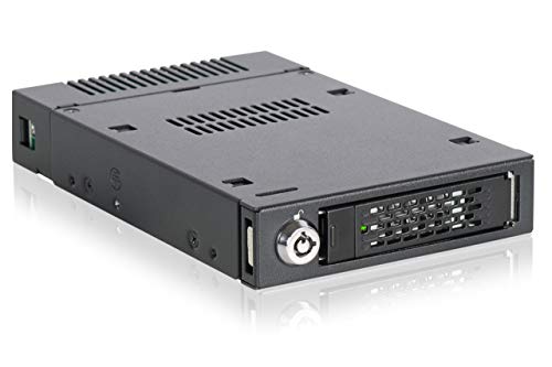 Icy Dock Tougharmor Mb601M2K-1B Rack Rimovibile, Enclosure Rack Per Ssd M.2 Nvme Pcie3.0/4.0 (2230, 2242, 2260, 2280 E 22110) Per Alloggiamento Disco