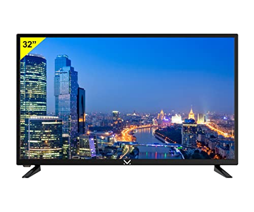 Majestic Tvd 232 S2 Led V6 - Televisore Led Hd Ready Da 32", Dvb-T/T2 Hd E Dvb-S/S2 Hd, Telecomando, Usb, Nero