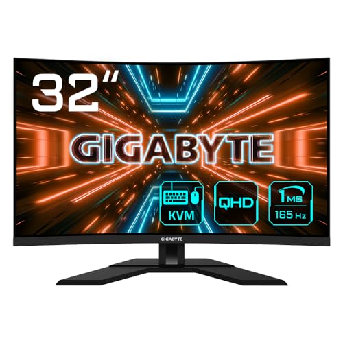 Gigabyte M32Qc Monitor Curvo Nero Widescreen Va Led Da 31,5" (2560X1440/1Ms/2Xhdmi/Displayport)