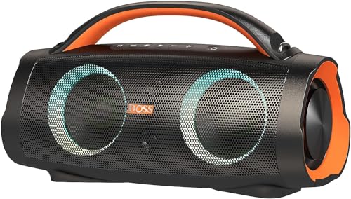 Doss Extreme Boom+ Altoparlante Bluetooth Impermeabile Per Esterni Con Suono Massiccio Da 100W, Cassa Bluetooth,Bassi Extra, 20 Ore Di Riproduzione, B