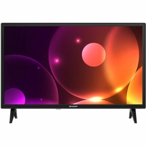 Sharp 24Fa2E - Tv 24 Pollici, Hd, Dvb-T2 Hevc Main10, Nero, Led