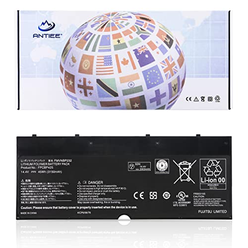Antiee Fpcbp425 Laptop Batterie Per Compatible With Fujitsu Lifebook T904 T935 T936 U745 2-In-1 Ultrabook Series Notebook Fmvnbp232 Fpb0315S Replaceme