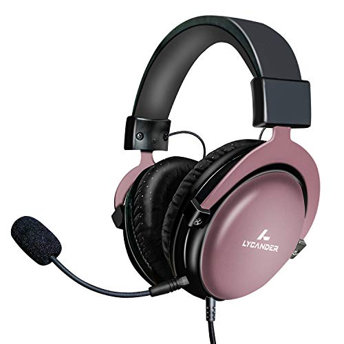 Lycander Cuffie Usb Con Microfono Staccabile, Jack Audio Ibrido Da 3.5 Mm E Ingresso Usb, Struttura In Metallo Robusto, Ampia Compatibilità, Adatto Pe