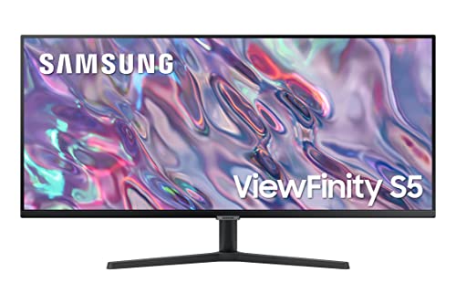 Samsung Monitor Hrm Viewfinity S50Gc (S34C502), Flat, 34'', 3440X1440 (Wqhd), 21:9, Hdr10, Va, 100 Hz, 5 Ms, Freesync, Hdmi, Display Port, Ingresso Au