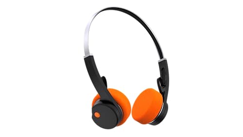 Mondo Freestyle On-Ear Cuffie , Bluetooth 5.3, Enc, Driver Da 36 Mm, Stile Retro Anni '80, Nero