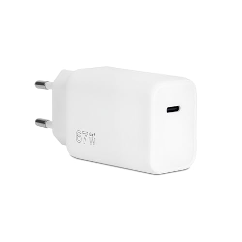 Vultech Cc-167Pdcugwh Caricatore Universale Smartphone Tablet Notebook 67W Gan Usb-C/Type-C Pd3.0 Qc3.0 Pps Bianco - Dimensioni Compatte