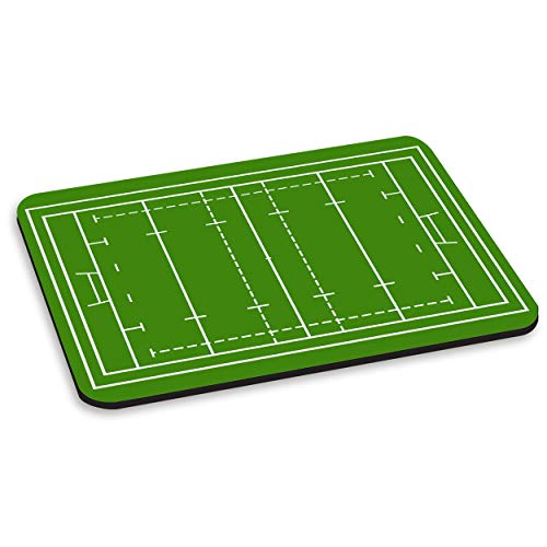Rugby Pitch Green Pc Computer Mouse Pad Mat