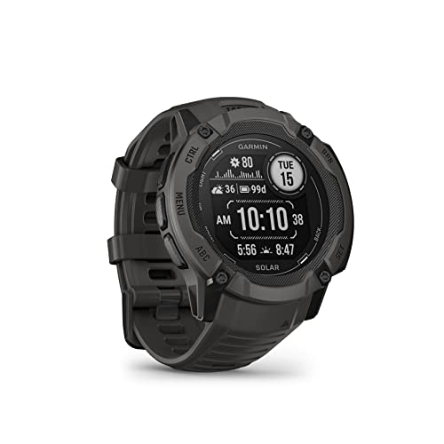 Garmin Instinct 2X Solar, Smartwatch, 50Mm, Rugged Design, Ricarica Solare, Autonomia Infinita, Disply 1,1", Torcia Led, Gps Multi-Banda, Cardio, Spo2
