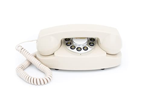 Gpo Audrey Telefono Fisso Tradizionale A Quadrante Anni ‘60, Telefono Analogico Con Piedini In Gomma, Toni Di Composizione, Interruttore Per Suoneria,