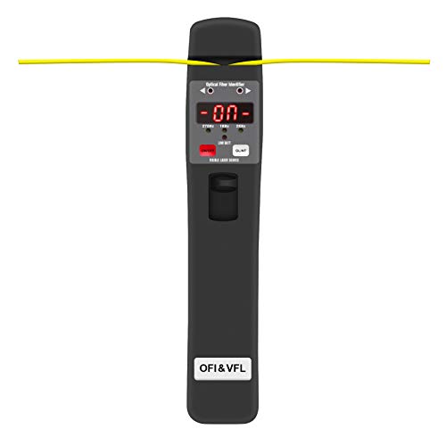 Qiirun Tmofi401 Live Fiber Optical Identifier Con Localizzatore Visivo Vfl Per Fibra Da 0,25Mm 0,9Mm Da 3,0Mm, Identificatore Ottica 800-1700Nm Funzio